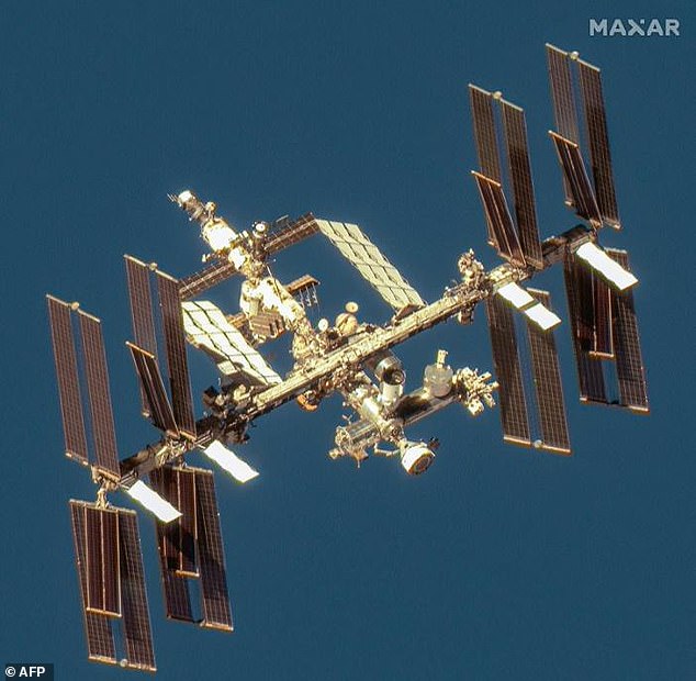 It follows several leaks of gas and coolant from the ISS in recent years, including one from a mysterious hole that was reportedly created on purpose.  Pictured: the ISS on June 7, 2024