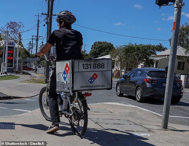 Domino's customers pay almost double for the convenience of having hot pizza delivered to their home