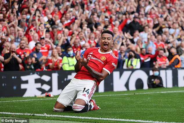 Before Wednesday, Lingard's last competitive goal for Man United came in September 2021