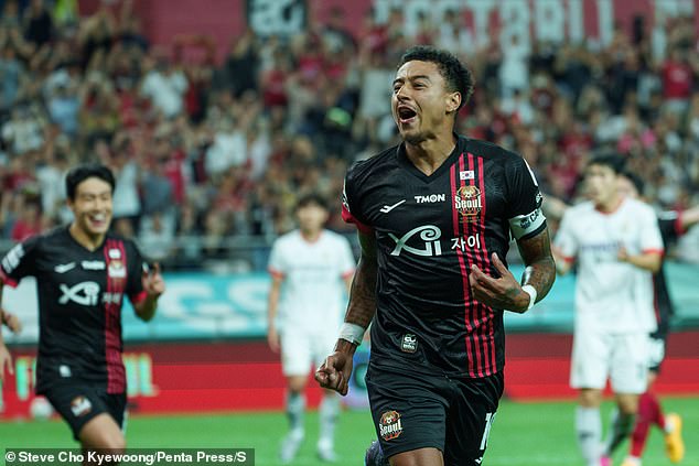 Lingard has now made 10 appearances for Seoul since moving to South Korea in February