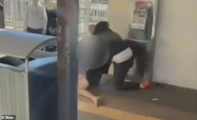 An MMA fighter has told how he almost stopped an unprovoked attack at a bus station on Queensland's Sunshine Coast on Sunday (pictured)