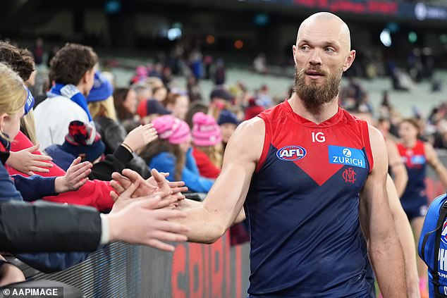 That's right, it's Melbourne hero and giant ruckman Max Gawn