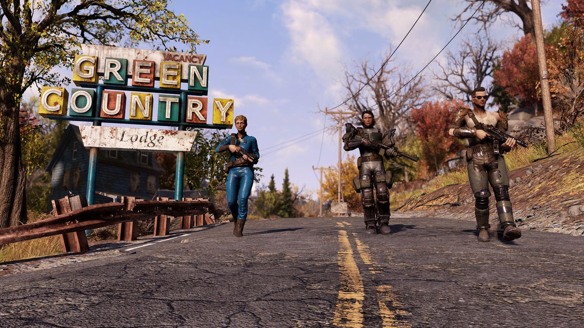 A screenshot from Fallout 76