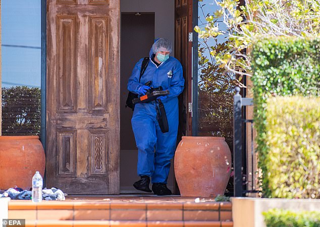 Police found at the property was described as a 'war zone'
