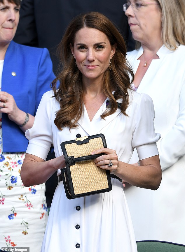 Kate attends Day 2 of the 2019 Wimbledon Tennis Championships. Kensington Palace aides would not confirm future engagements, stressing that, as the Princess herself said, she has 