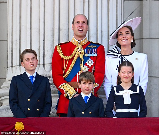 Kate joined the rest of the royal family on the balcony during the Trooping of the Colors earlier this month.  In a statement, she said that while she was not yet ready to return to work full-time, she hoped to 