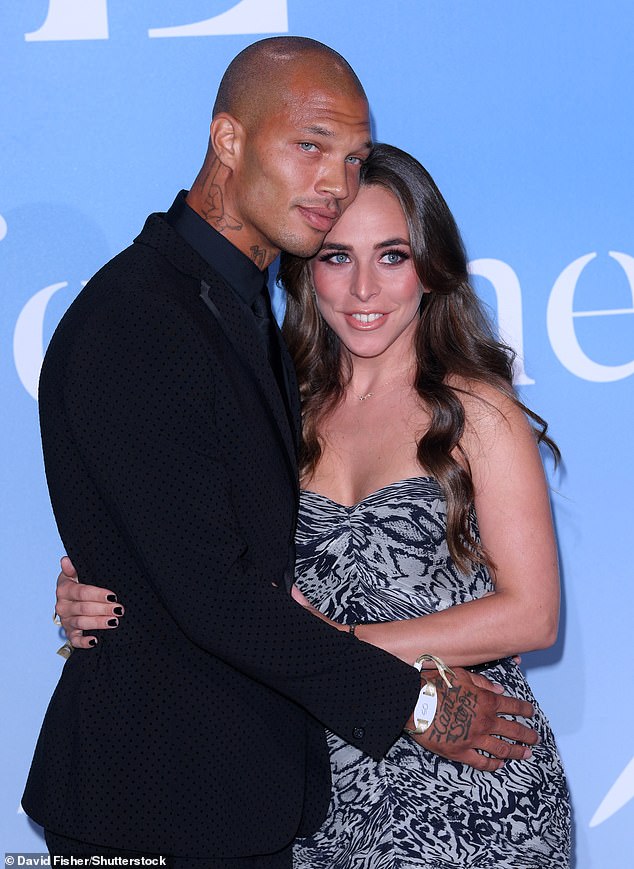 Jeremy Meeks (left) met Chloe Green (right) – daughter of former King of the High Street Sir Philip Green – in 2017