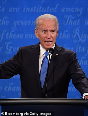 Joe Biden during a 2020 debate
