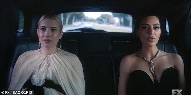 Roberts and Kardashian recently starred together in FX's American Horror Story: Delicate.