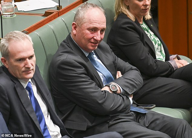A slimmed down Barnaby Joyce in Parliament this week.  He claimed he had lost 15kg since giving up booze after his infamous night