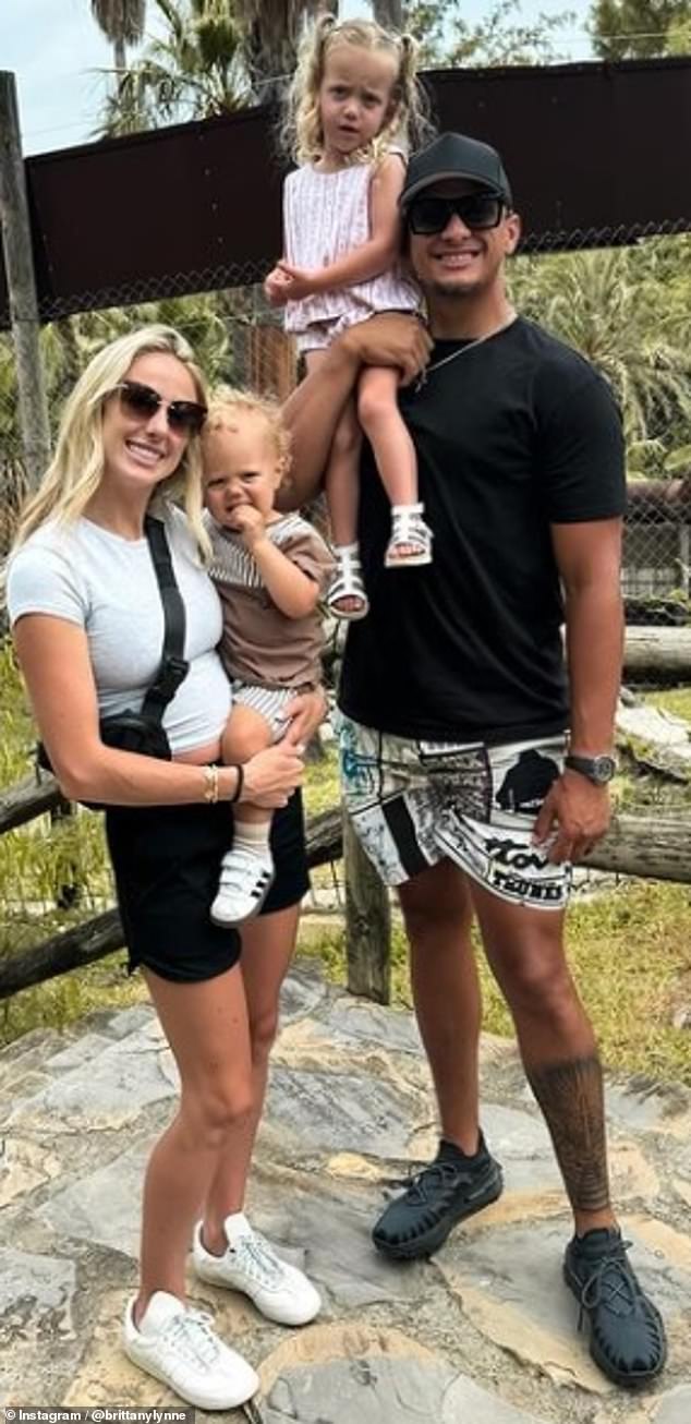 The couple share two children together: daughter Sterling, 3, and son Bronze, 18 months