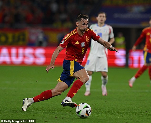 Fabian Ruiz is the highest-rated player in the competition so far after shining for Spain