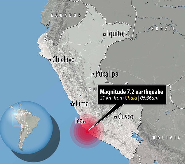 1719560121 679 Huge 72 magnitude quake strikes off Peru sparking tsunami fears