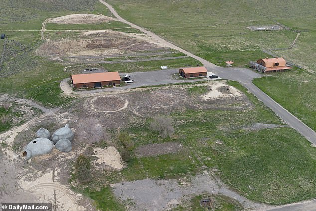 The Wyoming ranch has appeared to be in decline recently, after West lost a number of lucrative deals following a spate of anti-Semitic comments he made in the fall of 2022. The property was photographed last month.