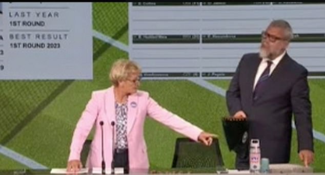 Chaos ensued at the draw for Wimbledon when Mirra Andreeva was drawn twice