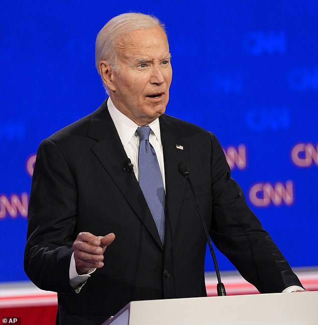 Biden gave a disastrous performance, his hands appearing to shake as he fumbled with his words