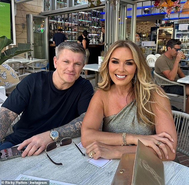 Audiences have seen the unlikely relationship between former boxer Ricky and the Coronation Street actress go from strength to strength in recent months
