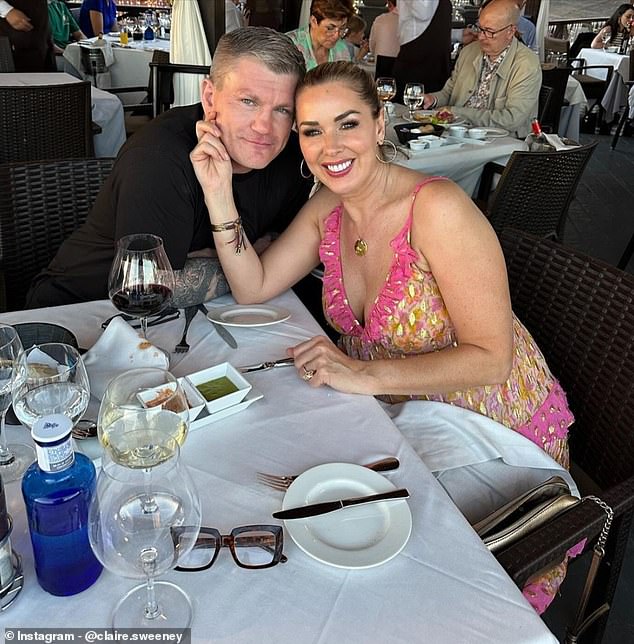 Claire and Ricky hit it off after they both appeared on Dancing On Ice in January, and last month they returned together from a romantic trip to Tenerife
