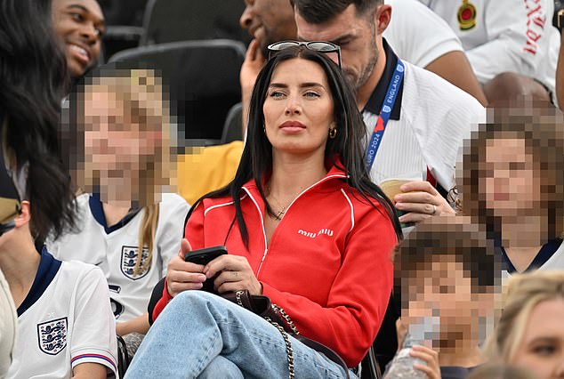 Whether Annie knew that Kyle's ex-lover and arch-enemy Lauryn was sitting just 70 yards away on the other side of the stadium in Frankfurt nine days ago is unclear.