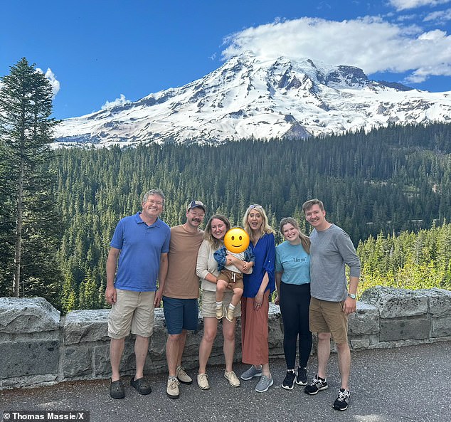 Massie and his wife visited Mount Rainier last week