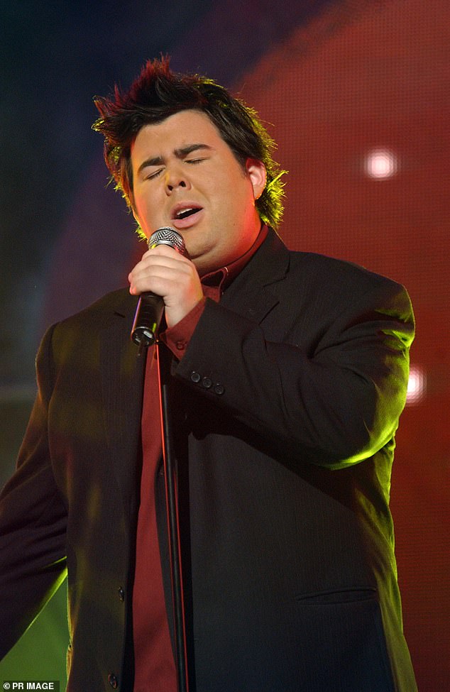 Courtney, 45, rose to fame in 2004 on the popular singing competition (pictured), where he finished third behind winner Casey Donovan and runner-up Anthony Callea