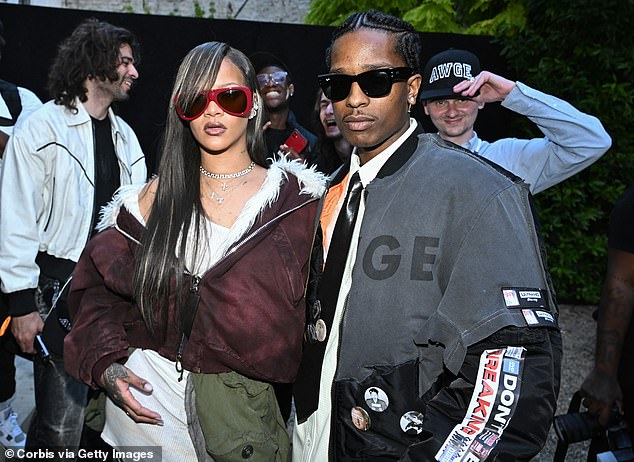Rihanna and Rocky also share sons RZA Athelaston, 2, and 10-month-old Riot Rose