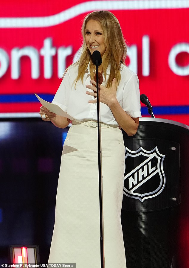 She announced the fifth overall pick by the Montreal Canadiens in the first round of the professional hockey draft