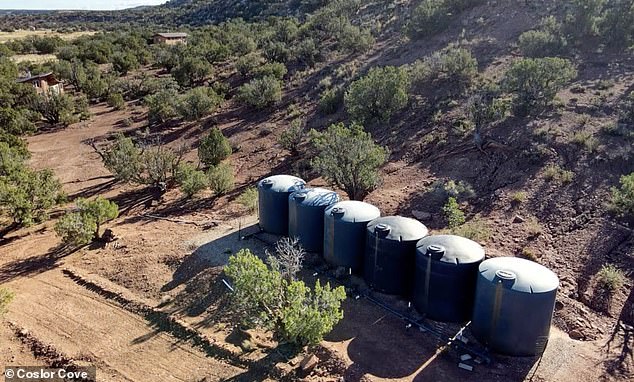 Water storage tanks have already been installed for community use