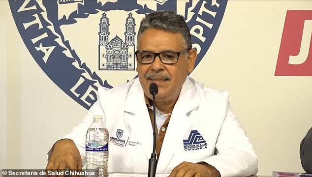 Gumaro Barrios, deputy director of the Chihuahua State Health Department, held a press conference on Tuesday to address the danger of tick bites
