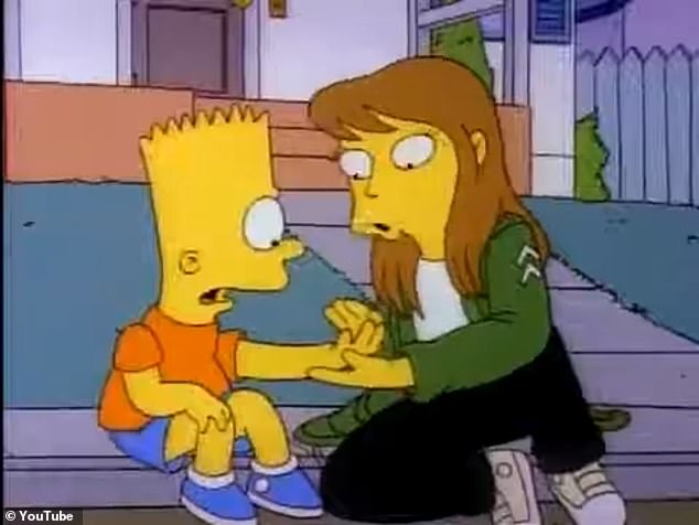 X-users noted that Hawk Tuah girl's technique is similar to that of Laura, a character from The Simpsons whom Bart had a crush on during a season 4 episode