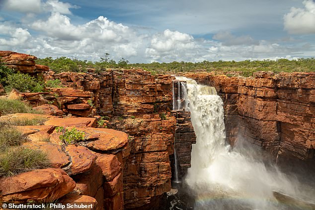 But some towns in regional Western Australia are so desperate for childcare workers that they are now offering up to $150,000 a year to help attract and retain staff. King George Falls in Kimberley, WA is pictured