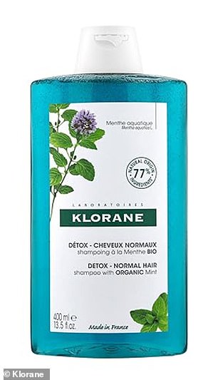 But Sellers highly recommended both the Klorane brand dry shampoo and detox shampoo