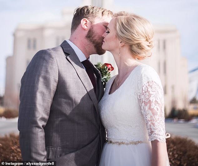 Alyssa and her husband tied the knot in the Mormon church, but she and her husband left the church not long after