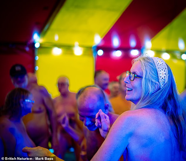 Nudefest takes place in Somerset on a sprawling campsite and attracts around 700 people from the UK and abroad