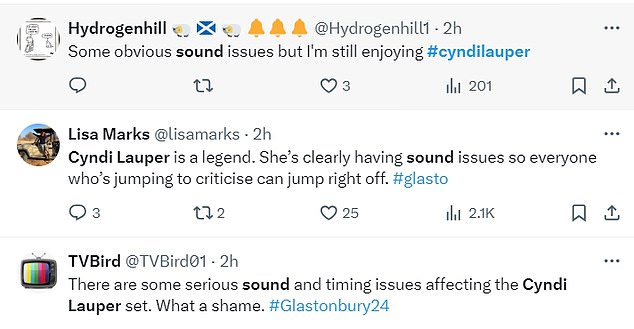 1719681695 622 Glastonbury fans say Cyndi Lauper 71 was really let down