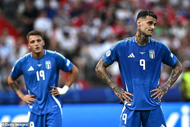 Reigning champions Italy have been eliminated from the 2024 European Championship after being comfortably defeated