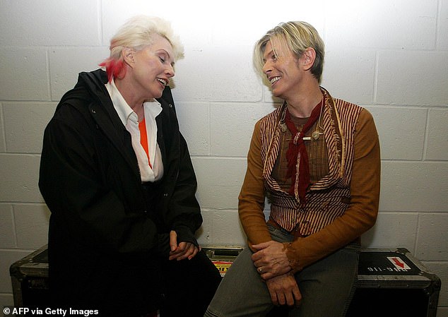 Debbie Harry reunited with Bowie in 2003 when he toured Britain