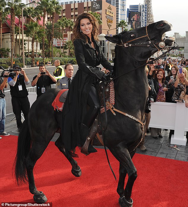 Shania Twain, who will be playing the popular Legends slot on Sunday, says she wants to ride a horse on the Pyramid Stage