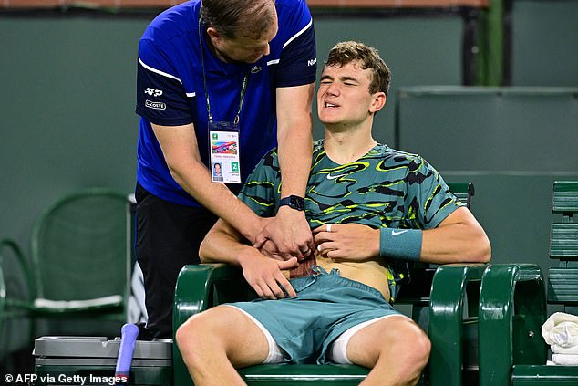 The British No. 1 was forced to retire in a number of matches, including against Carlos Alcaraz at Indian Wells in 2023