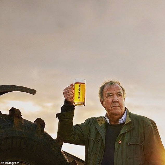 Jeremy Clarkson part-owns the brewery when Hawkstone pilsner is made