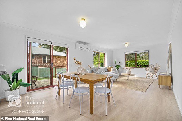 Hawkins, 40, who was born in Newcastle, originally bought the property for $345,000 in 2008, a year after landing a lucrative $4 million deal with Myer.