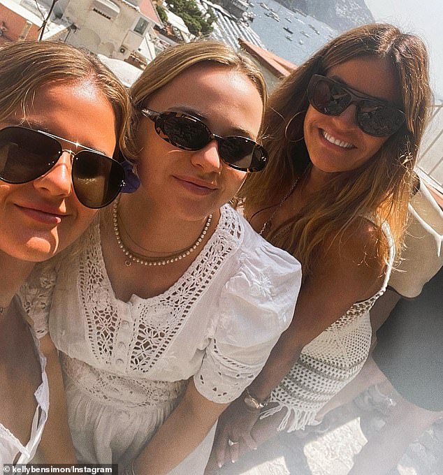 “I have decided that my two daughters are my priority and I will not be moving forward with this wedding,” Kelly shared in a statement (pictured with daughters Sea, 26, and Teddy, 23)
