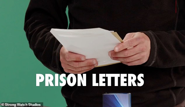 However, the latest trick of those who help smuggle drugs into prison is to douse letters with 'spice or other drugs', which are then heated in cells for prisoners to use.