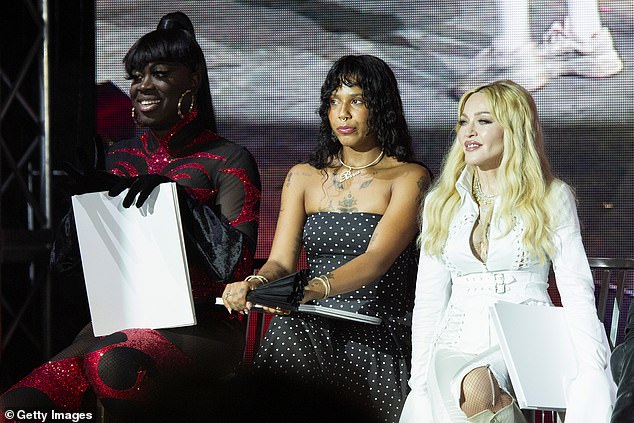 Several artists who have previously collaborated with Madonna will take the stage, including Bob The Drag Queen (L)
