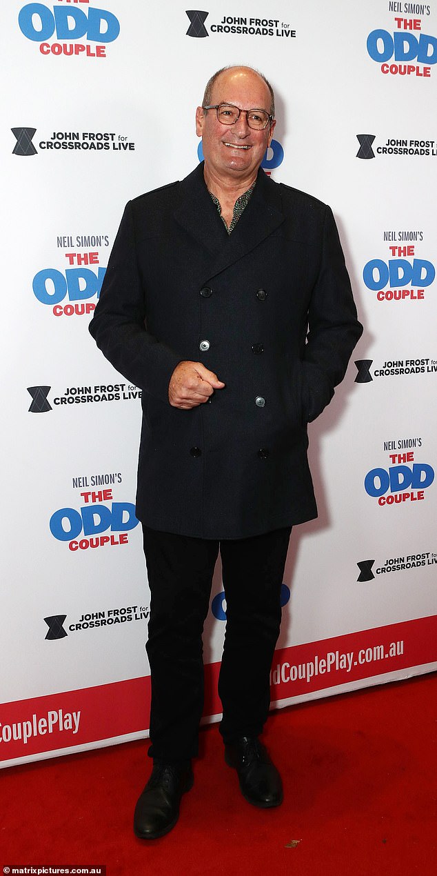 Former Sunrise presenter David 'Kochie' Koch, 68, (pictured) was also in attendance at the red carpet event