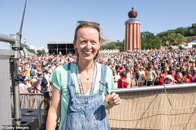 But the 2025 festival promises to be a huge celebration as organizer Emily Eavis (pictured in 2023) has confirmed that 2026 will be a fallow year 'to let the land rest'