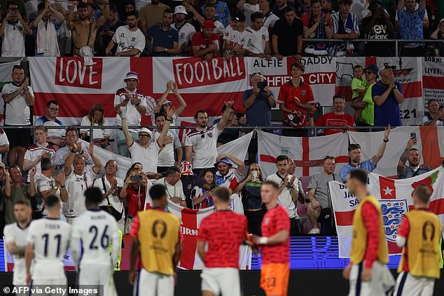 Southgate says his team can be 'influenced in a very positive way by the fans' during the match
