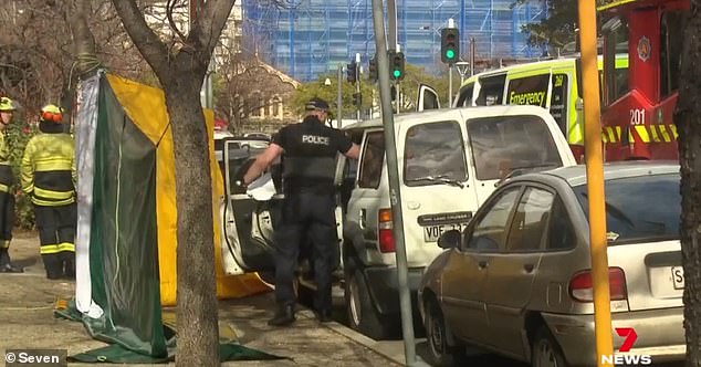 Dominic was found dead in his car in Adelaide's CBD on Sunday morning.  The temperature dropped to just 3C overnight