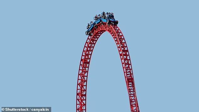 For someone afraid of heights, the climax of the roller coaster is extra terrifying