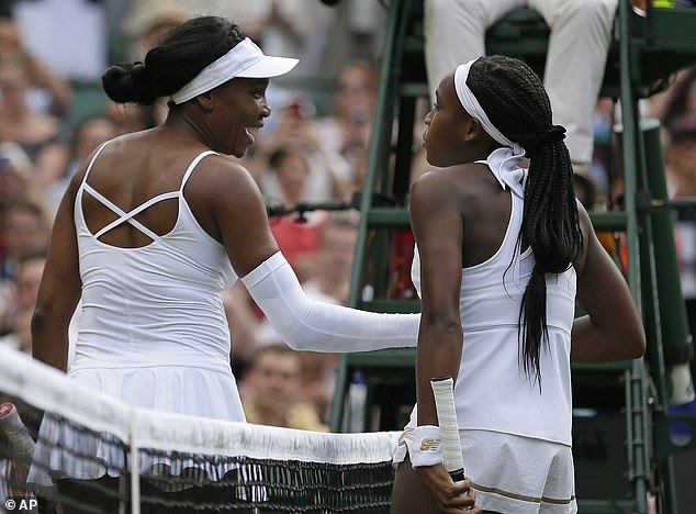 At Wimbledon in 2019, Gauff was nervous before only one match, her victory over Venus Williams